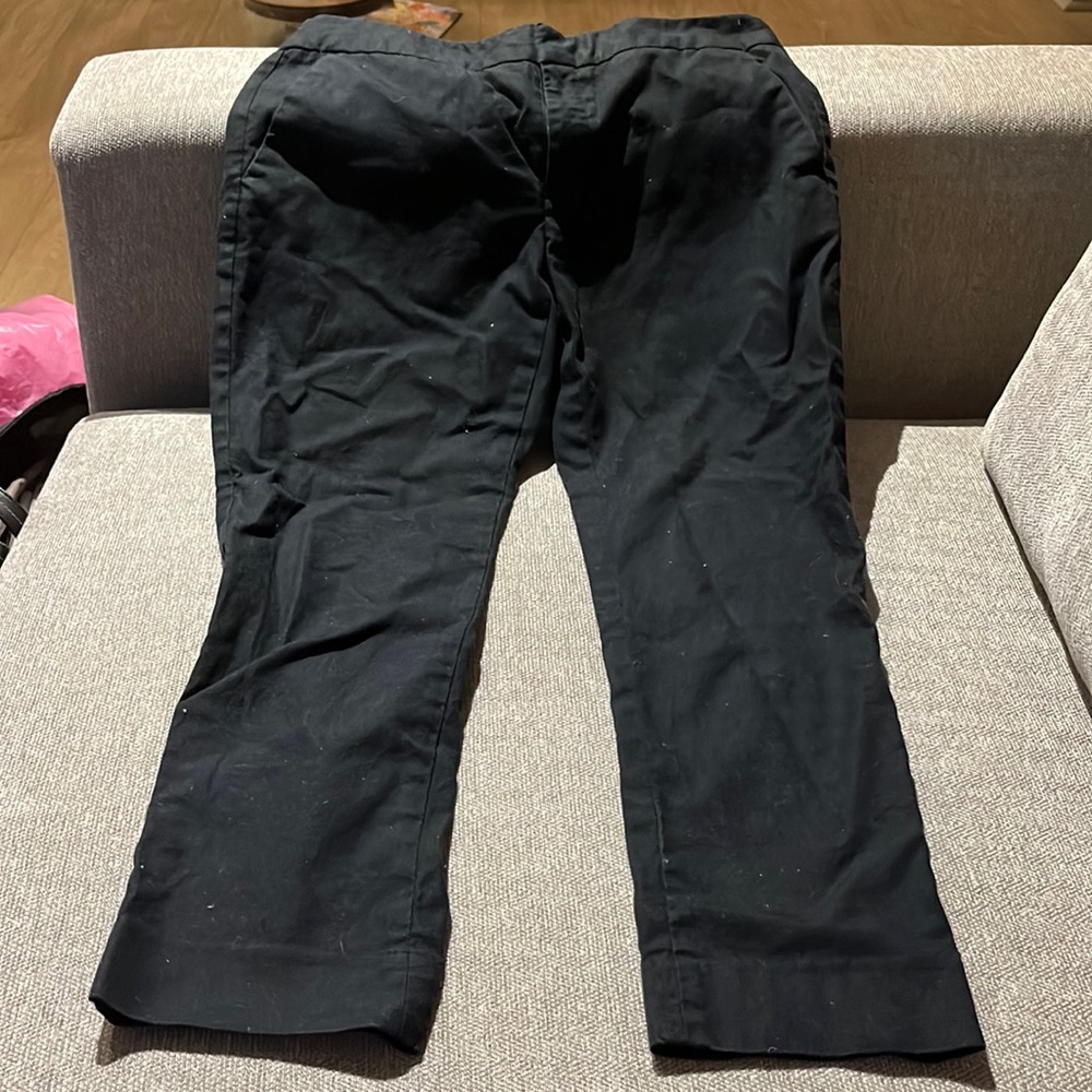 Banana Republic black cropped pants